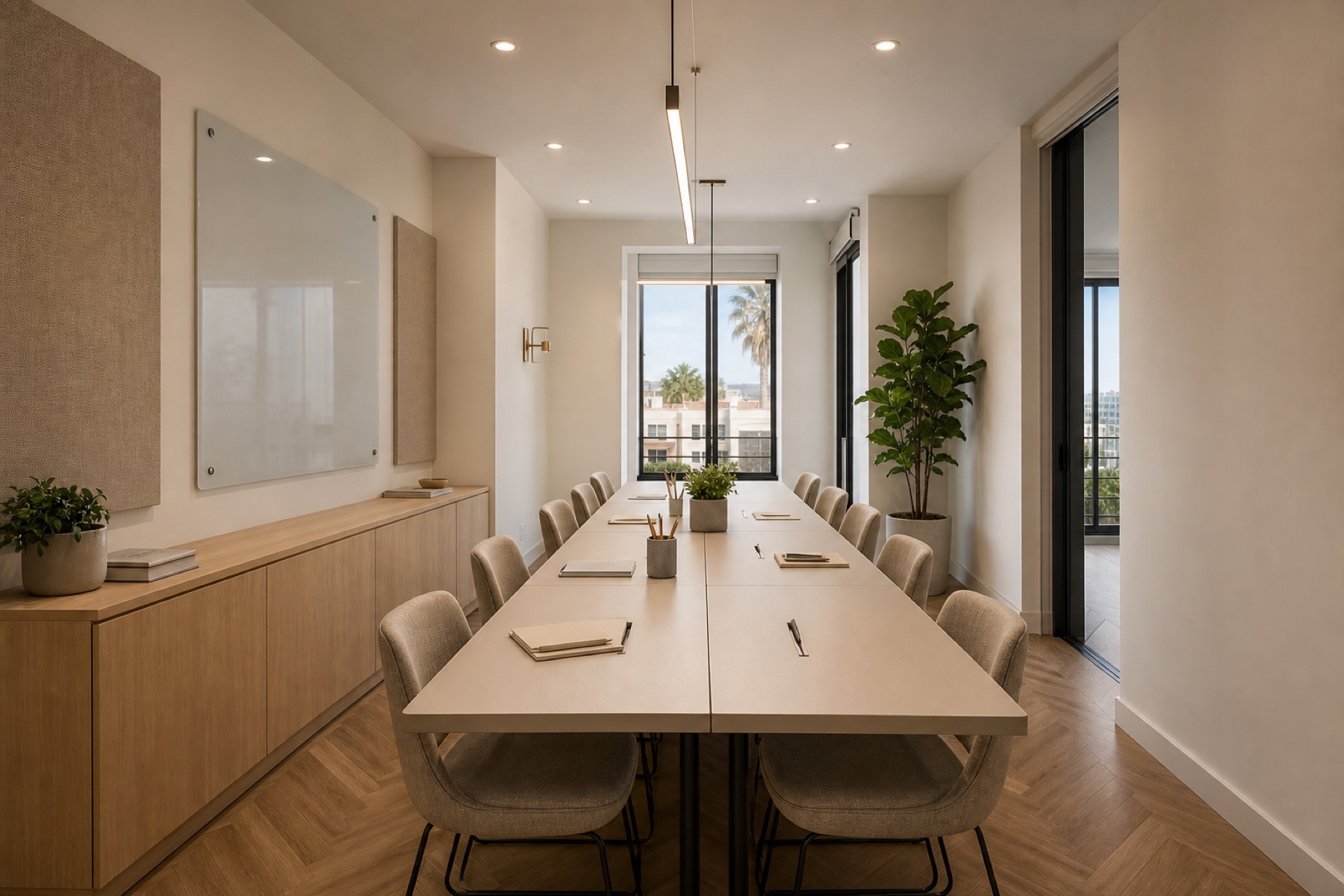 Study and meeting room rendering at 1165 WEST