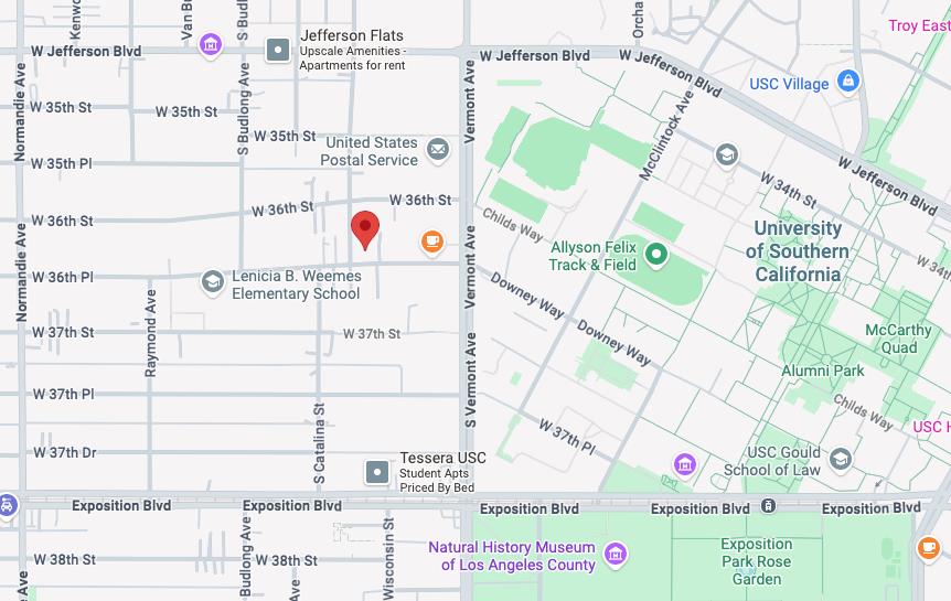 Neighborhood map near 1165 WEST